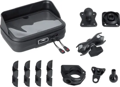 Produktbild von SW-MOTECH Universal Montagekit mit T-Lock und Navi-Tasche