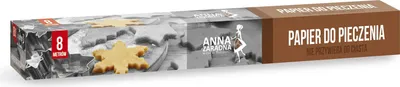 Image de Anna Zaradna Papier sulfurisé de haute qualité brun 8m - Accessoires de cuisine de qualité, 1 rouleau