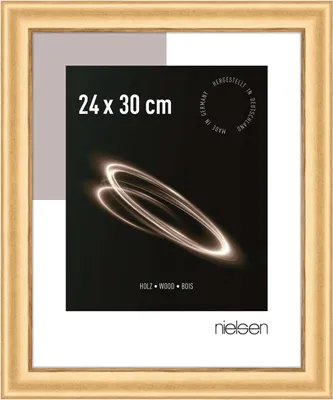 Produktbild von nielsen Holz Bilderrahmen Derby, 24x30 cm, Gold