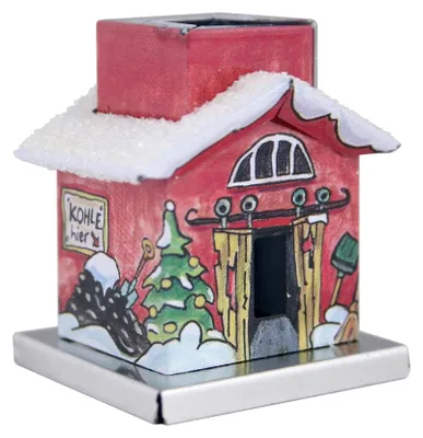 Produktbild von KNOX - Mini Räucherhaus - The Little One - Heizhaus - ca. 4,5cm - für Räucherkerzen Größe S (Klein) - aus Metall