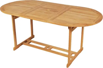 Produktbild von vidaXL 9-tlg. Garten-Essgruppe Massivholz Teak