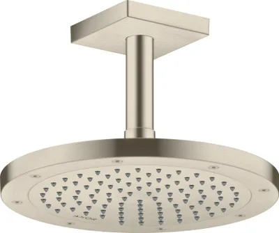 Produktbild von AXOR ShowerSolutions Deckenanschluss 100 mm eckig, Brushed Nickel