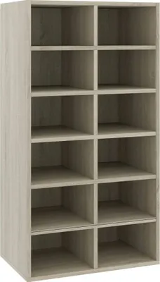 Produktbild von vidaXL Schuhregal Sonoma-Eiche 54x34x100,5 cm Holzwerkstoff