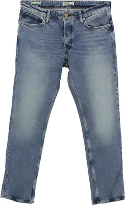 Produktbild von Jack & Jones 12204315, Blau, Jeans, Baumwolle, Elasthan, Nicht bleichen, Natürliche Trocknung, Nicht chemisch reinigen