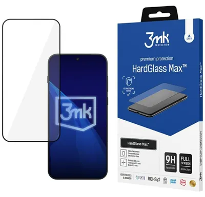 Obrázok produktu pre 3mk HardGlass Max – tvrdené sklo čiernej farby pre telefón OnePlus 15 5G