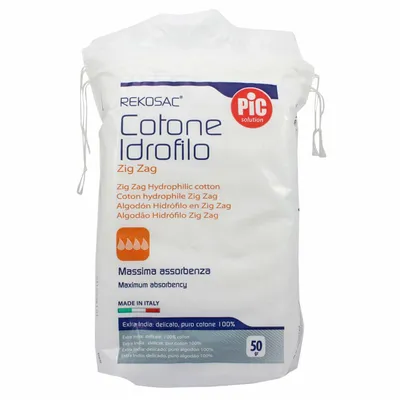 Immagine prodotto di Cotone Idrofilo Pic Rekosac Zig Zag 50 G