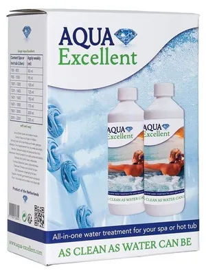 Produktbild von Aqua Excellent All-In-One Nachfüllset für die Wasserpflege von Spa und Whirlpool (2 × 1 L