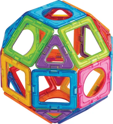Zdjęcie produktu dla Zestaw magnetyczny do budowania - Magformers Basic Plus 26 sztuk