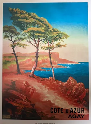 Productafbeelding van Côte d'Azur - Agay - Poster/Affiche, 30x40 cm