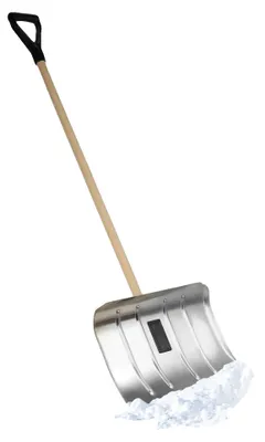 Produktbild von Schneeschaufel, ergonomisches Design, langlebige Aluminiumkonstruktion, Silber