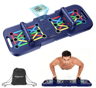 Produktbild von Push-Up-Board für zu Hause, Trainingsgerät für Liegestütze, Krafttraining