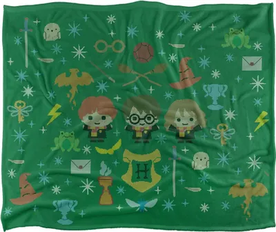 Produktbild von Harry Potter - Decke "Chibi", Icons TV18922 (Einheitsgröße) (Bunt)