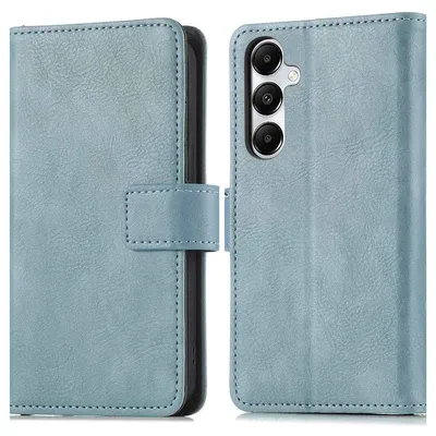 Imagen del producto de Funda Tipo Libro de Lujo para Samsung Galaxy S25 Plus - Azul claro