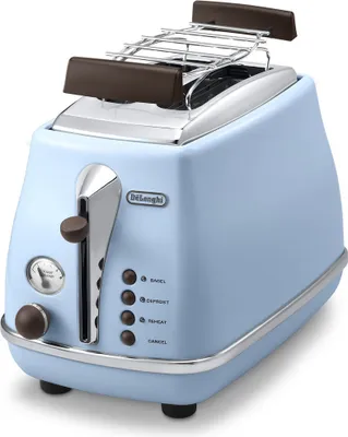 Produktbild von Delonghi Ctov 2103 Az Icona Vintage Toaster Blau One Size / EU Plug 220V Blau One Size