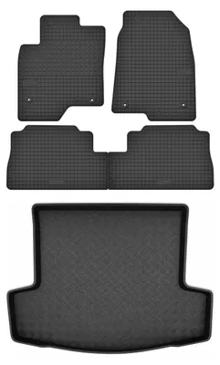 Obrázek produktu pro Gumové autokoberce SolidTread + vana kufru pro: Chevrolet Captiva 2011-2017 SUV 5 ks