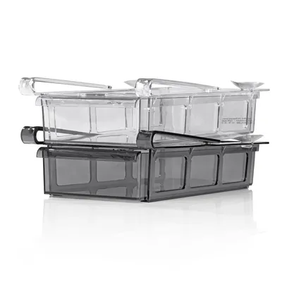Produktbild von GOURMETmaxx Kühlschrank-Schubfächer 2er-Set Vorratsfach Schubladen Vorratsdosen