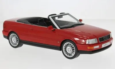 Produktbild von MCG MCG181224 - 1:18 Audi Cabriolet, rot, 1991 - Neu