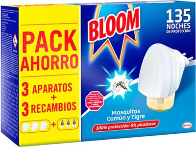 Produktbild von Bloom 3 Geräte Und 3 Ersatzteile Für Gewöhnliche Und Tigermücken Durchsichtig Durchsichtig One Size