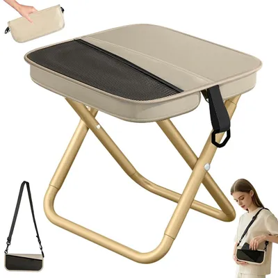 Image de Chaise pliante portable pour le camping, légère et pratique