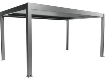 Obrázok produktu pre Oceľová bioklimatická pergola Biohort 5 x 3, kr. sivá – metalíza