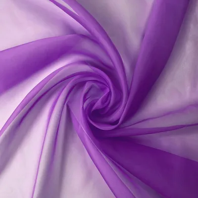Produktbild von Voile Stoff Meterware | Breite ca. 280 cm Aubergine