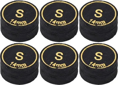 Obrázek produktu pro 6ks kulečníkových tág profesionální vícevrstvá kulečníková sada pro tága a snooker 14mm s