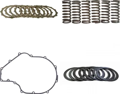 Image de Embrayage complet avec lamelles, ressorts, joint et rondelles pour Kawasaki GPZ 1100 E, année de construction 1995-1998, de pamoto - Neuf