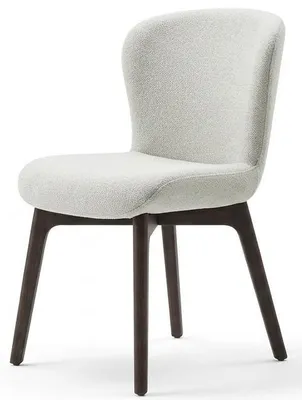 Produktbild von Stuhl modern weiß weich bequem praktisch Esszimmer komfortabel