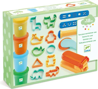 Produktbild von Modellierset mit Plastilin Pop-Farben, Djeco