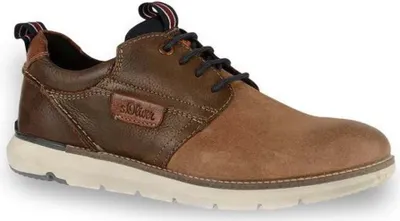 Obrázek produktu pro Pánské hnědé kožené polobotky S.Oliver 45