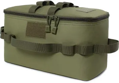 Imagen del producto de CarryQuest® - Nevera portátil aislante - grande - para camping - color verde