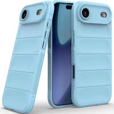 Produktbild von Handyhülle für iPhone Air Weich TPU Silikon Stossfest Anti-rutsch Hülle Blau