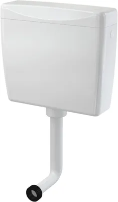 Produktbild von Spülkasten Kunststoff Komfort Start/Stop weiß, Universal WC-Spülkasten, umweltfreundlich, ökologisch, naturverträglich, nachhaltig, einfache Installation, problemlose Montage (3-6-8 Liter)