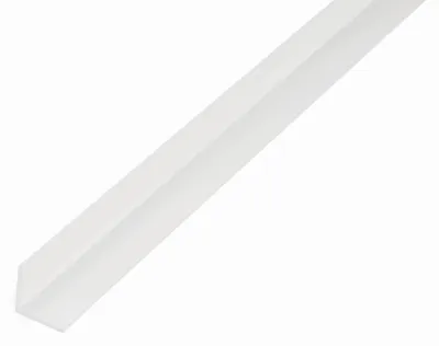Obrázek produktu pro Alberts 498733, profilový díl, plast, bílá barva, rozměry 1000 x 20 x 20 mm, sada 17 kusů