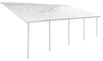 Produktbild von Palram - Canopia Aluminium Terrassenüberdachung Feria Weiß 387x787x305 cm