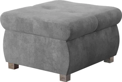 Produktbild von MIRJAN24 Polsterhocker Orkan Klein, Moderne Sitzhocker vom Hersteller, Holzkonstruktion, 60x60x39 cm (Farbe: Lumo 65)