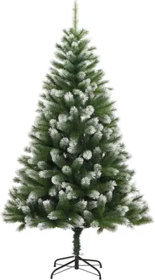 Obrázok produktu pre vidaXL Umelý vianočný stromček Skladací zasnežený 210 cm