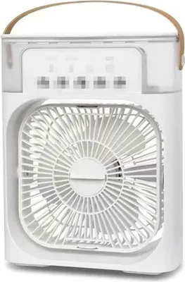 Produktbild von Tragbarer 3-in-1 Luftkühler mit LED-Nachtlicht und Luftbefeuchtungsfunktion