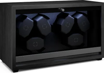 Produktbild von Klarstein Brienz 6 Uhrenbeweger – Leiser Uhrenbeweger Für 6 Uhren, In Holzoptik Mit 4 Rotationsmodi & LED-Beleuchtung, Memory-Schaumstoffkissen, USB-Betrieb