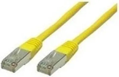 Image de Câble de raccordement shiverpeaks BASIC-S, cat. 6, S/FTP, jaune, 7,50 m