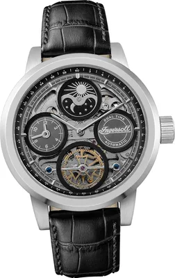 Produktbild von Ingersoll Herren Uhr Analog Outdoor Leder Armbanduhr schwarz D2UIN16001