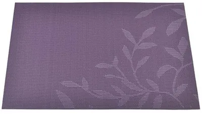 Produktbild von PVC-Tafelmat-Set mit 6 Stücken - Hitzebeständig - Antislip - Schmutzabweisend - 38 cm Durchmesser