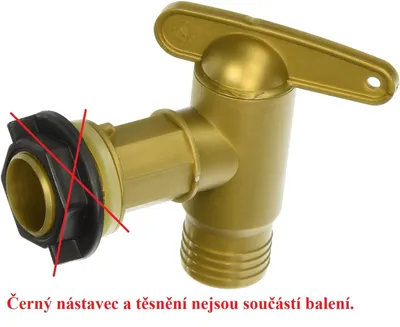Produktbild von Garantia Aqua-Quick Kunststoffhahn Auslaufhahn, Wasserhahn 19 mm, (3/4")