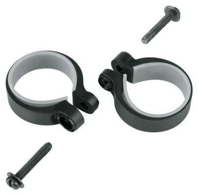 Produktbild von SKS 11564 Streben-Befestigungs-Schellen Ø 40-43 mm für Befestigung von Schutzblechen an Federgabeln, schwarz, 4-teilig (1 Set)