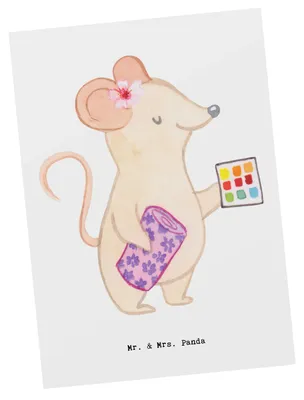 Produktbild von Mr. & Mrs. Panda Ansichtskarte Raumausstatterin Herz - Weiß - Geschenk, spruchkarte, Ansichtskarten, Postkarten, Grußkarte, Postkarte