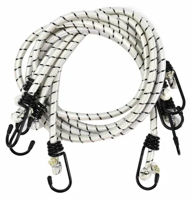 Immagine prodotto di AW Tools - Cinghia per bagagli, gomma (confezione da 4) AW1298 (80 cm x 0,8 cm) (bianco)