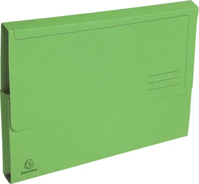 Image de Exacompta 10x 10 chemises poche coloris vifs Forever 24x32cm Vert vif 46973E