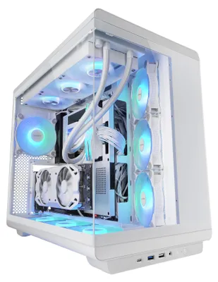Produktbild von Mars Gaming MC-REVW, Tower, PC, Weiß, ATX, micro ATX, Mini-ITX, Gaming, Multi