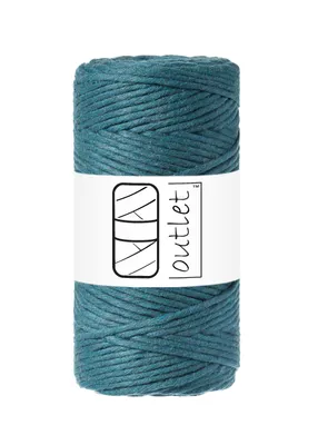 Produktbild von Petrol Baumwoll-Makramee-Kordel 3mm 100m OUTLET