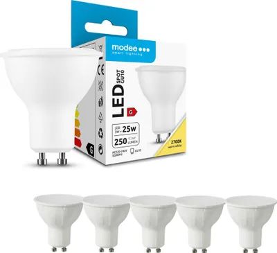 Produktbild von 5 x 3w LED GU10 Leuchtmittel Leuchte LED Spot Einbauleuchte Spot 110° 250 Lumen Warmweiß
